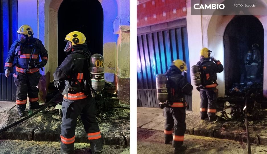 Fuerte incendio consume casa sobre la 16 de septiembre