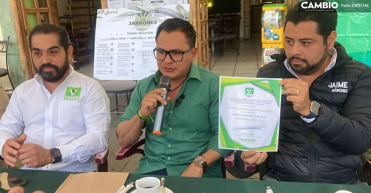 Mauricio Lozano candidato a la alcaldía del Partido Verde en San Pedro Cholula (VIDEO)