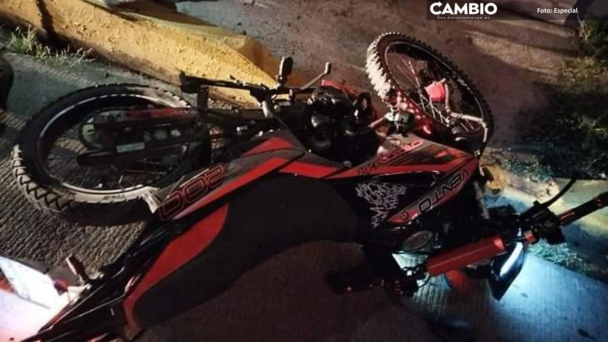 Motociclista muere tras derrapar en El Verde 