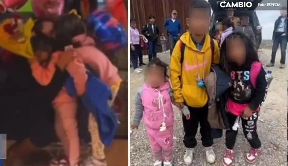 ¡Se logró! Niños abandonados en la frontera por 'coyote' se reúnen con su mamá (VIDEO)