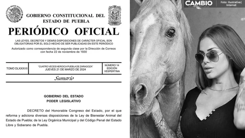 ¡Esto va para ti Elena Larrea! Publican en el Periódico Oficial decreto de castigar la zoofilia en Puebla