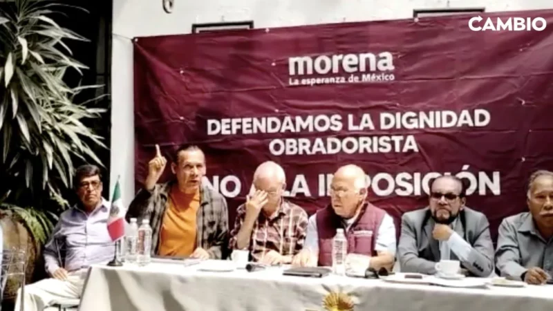 Militantes de Morena anuncian voto de castigo en Tehuacán