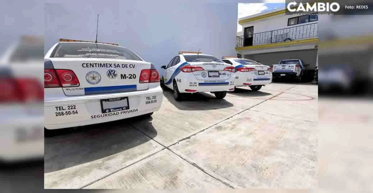 Comando armado roba equipo táctico de la empresa de seguridad Centimex en la Puebla-Córdoba