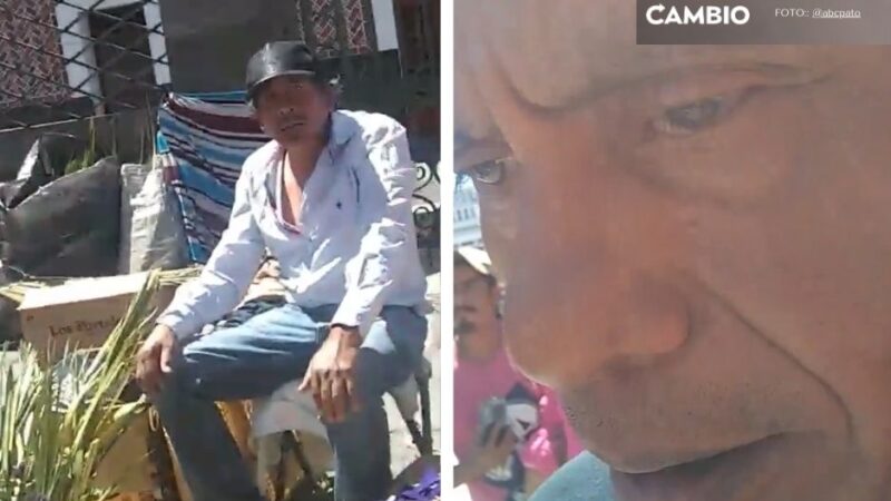 Supuesto trabajador municipal intenta cobrar por venta de palmas en la Catedral poblana
