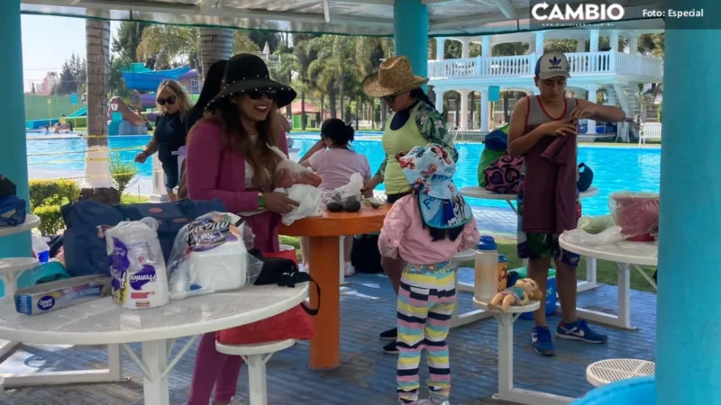Balnearios en San Andrés Cholula repuntan en número de visitantes