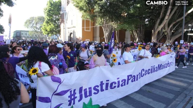 Colectivo #JusticiaParaCeciliaMonzón encabeza marcha del 8M del Gallito a Fiscalía (FOTOS)