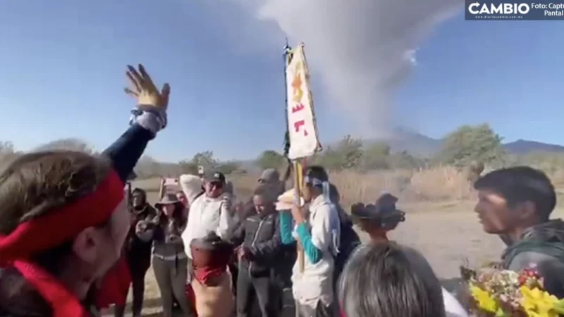 ¡Feliz Cumpleaños Don Goyo! Pobladores de Xalitzintla y Tiempero Celebraron al volcán (VIDEO)