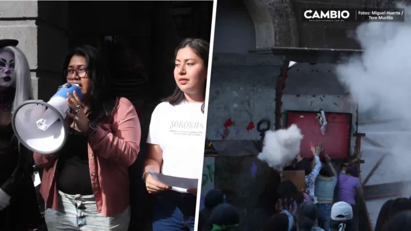 Feministas exigen explicación de Consuelo Cruz por agresiones de policías durante marcha del 8M