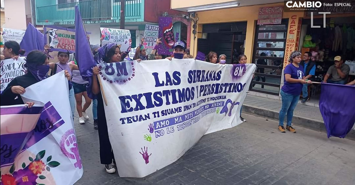 Decenas de mujeres marcharán por el 8M en calles de Huauchinango