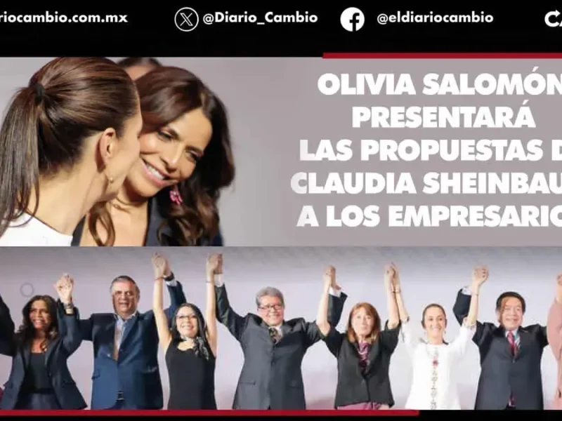 Brinca Olivia Salomón al equipo nacional de Sheinbaum como enlace con empresarios (VIDEO)