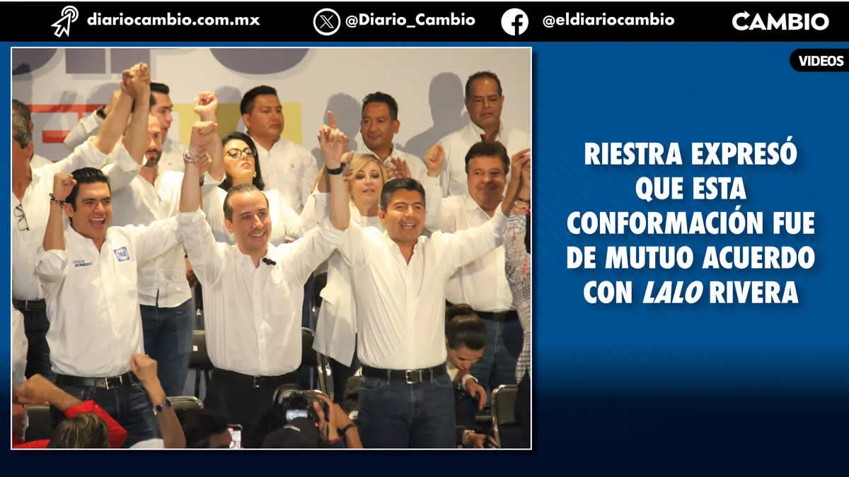 Mario Riestra suma a equipo de Lalo Rivera a su planilla de regidores para la alcaldía de Puebla