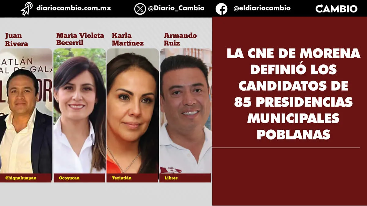 Liberan la primera lista de candidatos a ediles de Morena