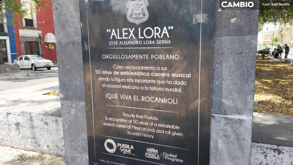 ¡Chale! Roban “0” al monumento de Alex Lora en Analco (VIDEO)