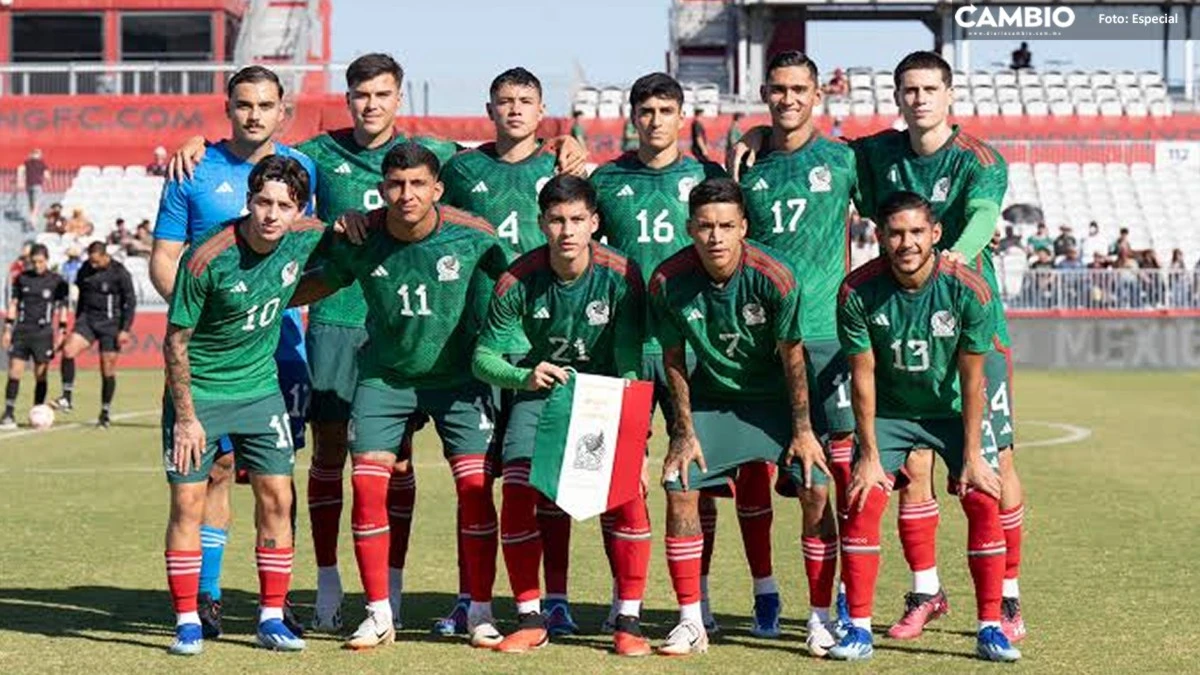 Selección mexicana sub23 jugará contra Argentina en el estadio Cuauhtémoc