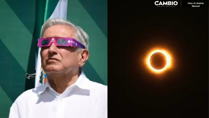 ¡Como todo un rockstar! Así vivió AMLO el eclipse desde Mazatlán (FOTOS)