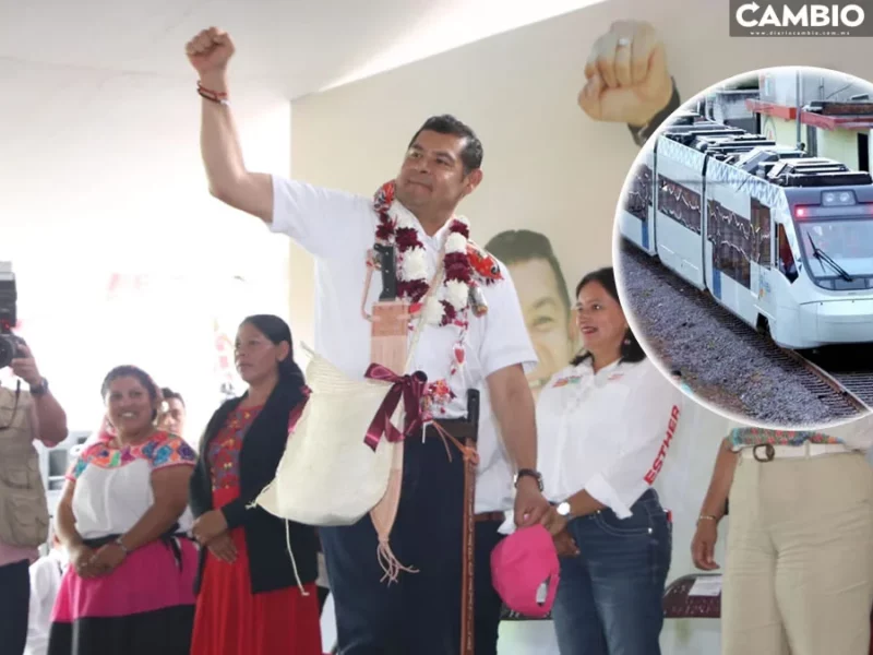 Armenta propone reactivar vías ferroviarias del Tren Puebla – Cholula (VIDEO)