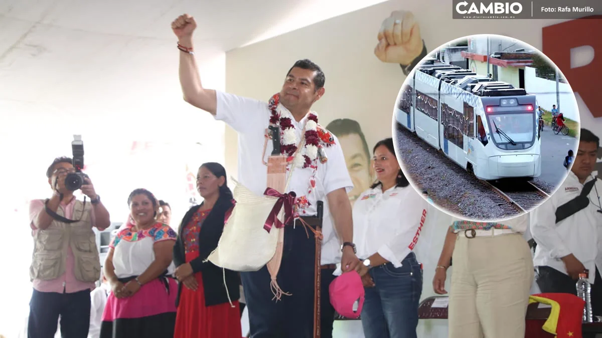 Armenta propone reactivar vías ferroviarias del Tren Puebla - Cholula (VIDEO)