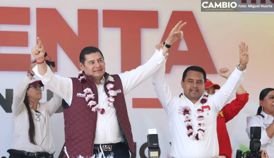 Llama Armenta a votar 'seis de seis' por Morena en Tehuacán (VIDEO)