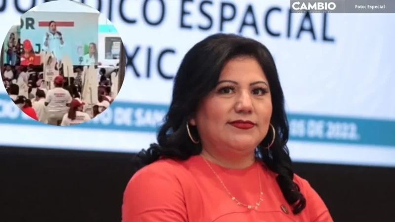 VIDEO: Abuchean a Araceli Celestino en mitin de Armenta en Tehuacán