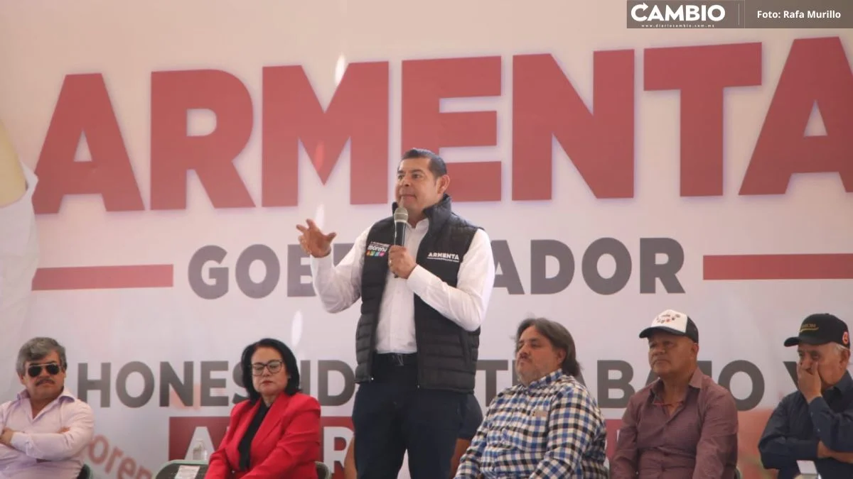 Armenta promete financiamiento para que unidades del transporte público en Puebla sean eléctricas (VIDEO)