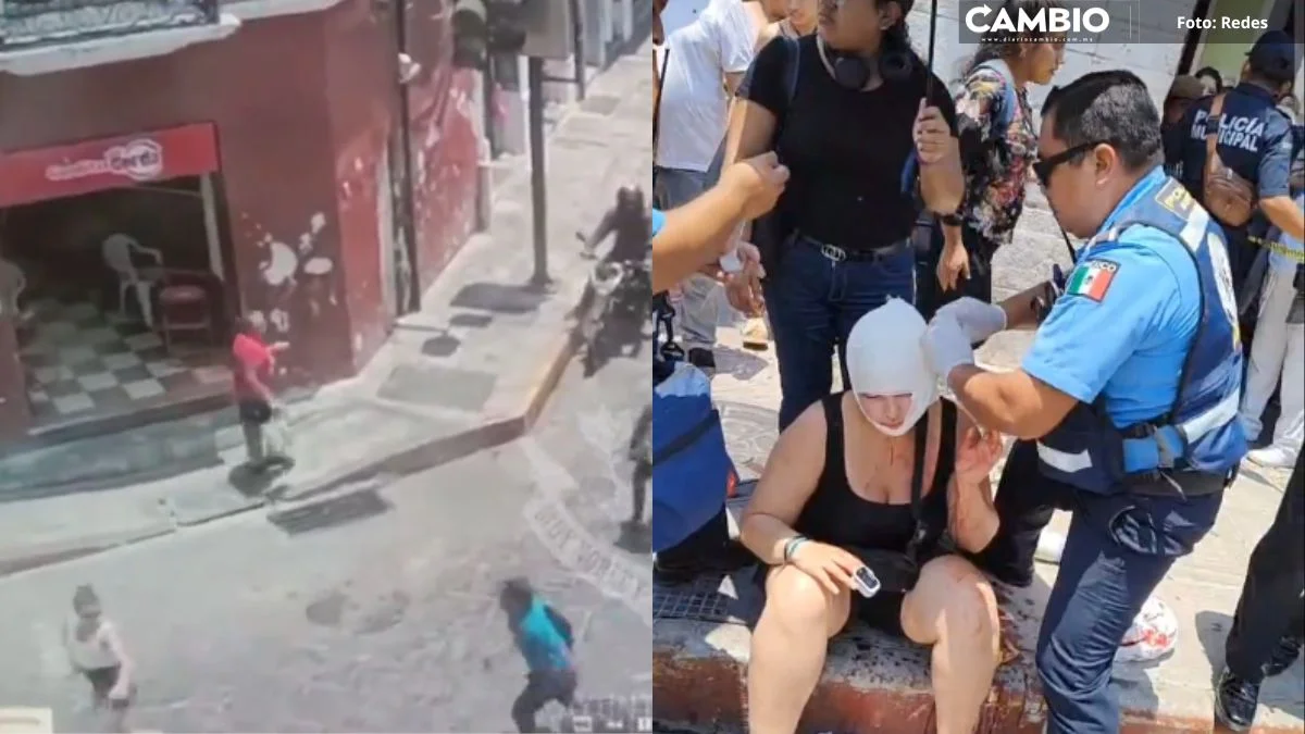 ¡La dejó como alcancía! Drogadicto ataca con un hacha a turista en Mérida y le abre la cabeza (VIDEO)