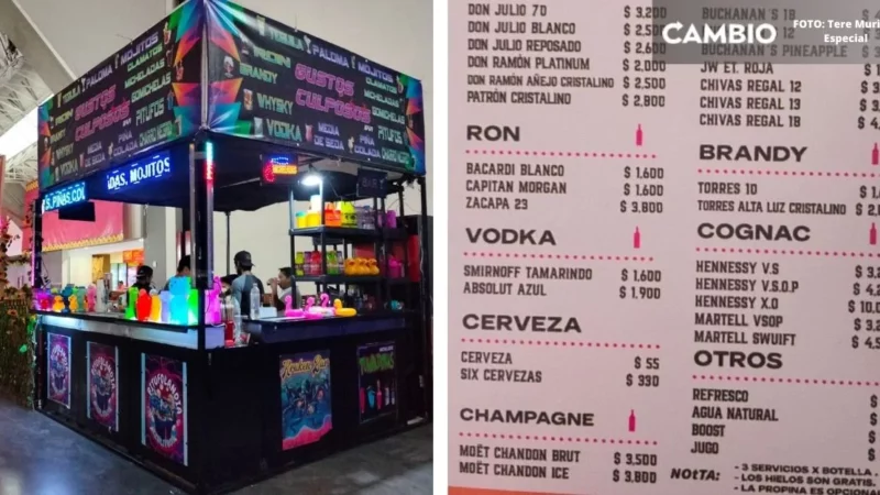 ¿No le pierden? Estos son los precios de bebidas de la Feria de Puebla 2024