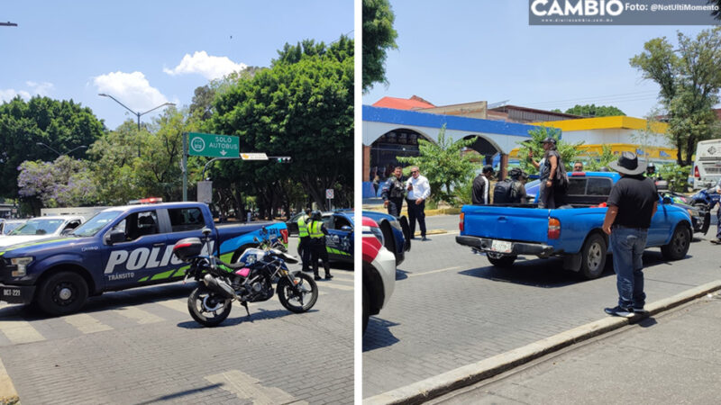 Caos vial en la 11 Norte por detención de integrante del grupo Resistencia Civil Pacifica