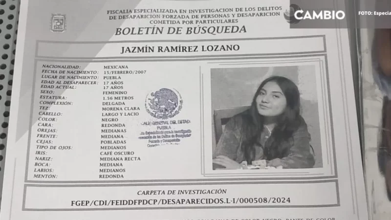 ¿La has visto? Jazmín Ramírezde 17 años desapareció en San Ramón