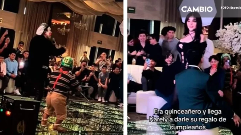 VIDEO: Medio Metro, Karely Ruiz y Brincos Dieras dan show en fiesta de XV años