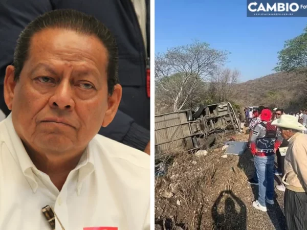 Carlos Navarro lamenta fallecimiento de peregrinos de Quecholac en Huehuetlán 