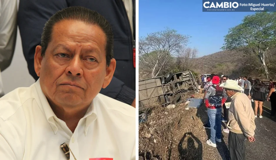 Carlos Navarro lamenta fallecimiento de peregrinos de Quecholac en Huehuetlán 