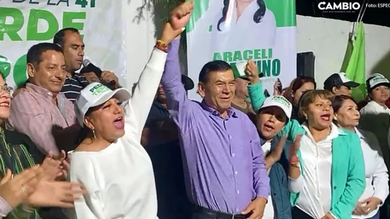 Araceli Celestino apoya la reelección de Pedro Tepole en Tehuacán