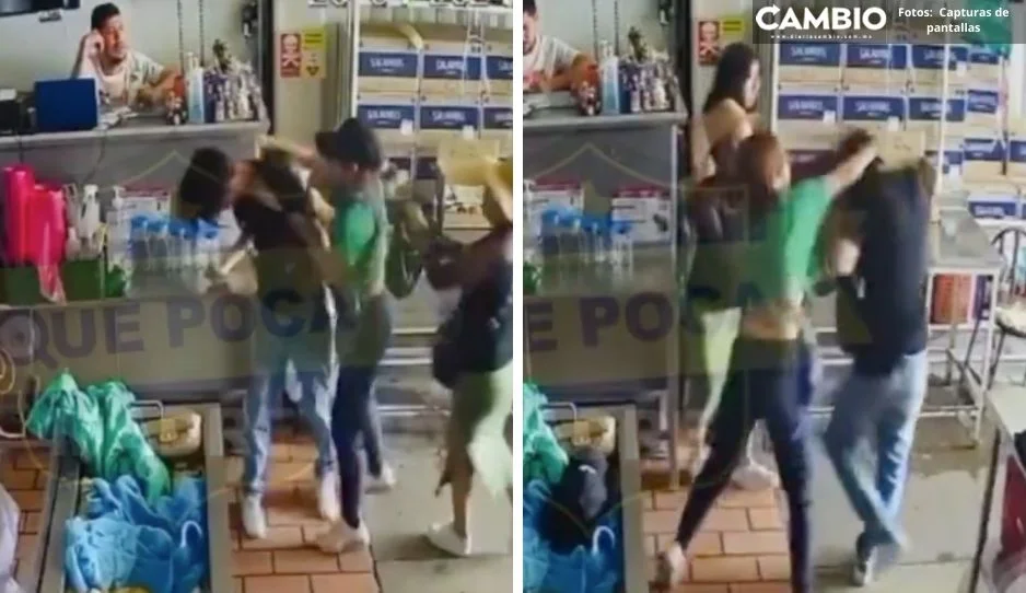 ¿Esto es justo? Madre e hija dan brutal golpiza a joven por defender a una mujer (VIDEO)