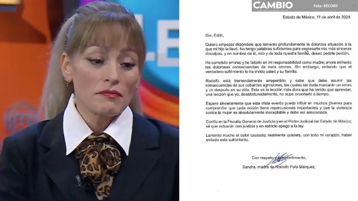 VIDEO: Así reacciona la mujer golpeada por “Fofo” Márquez a la carta de disculpa de la mamá