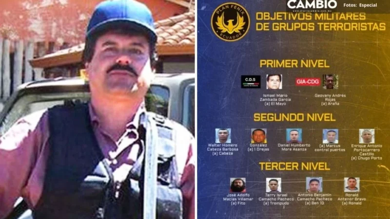 “El Mayo” Zambada encabeza lista de objetivos terroristas en Ecuador