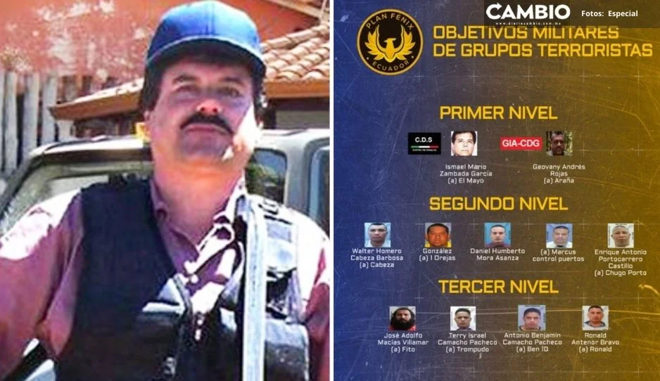  “El Mayo” Zambada encabeza lista de objetivos terroristas en Ecuador