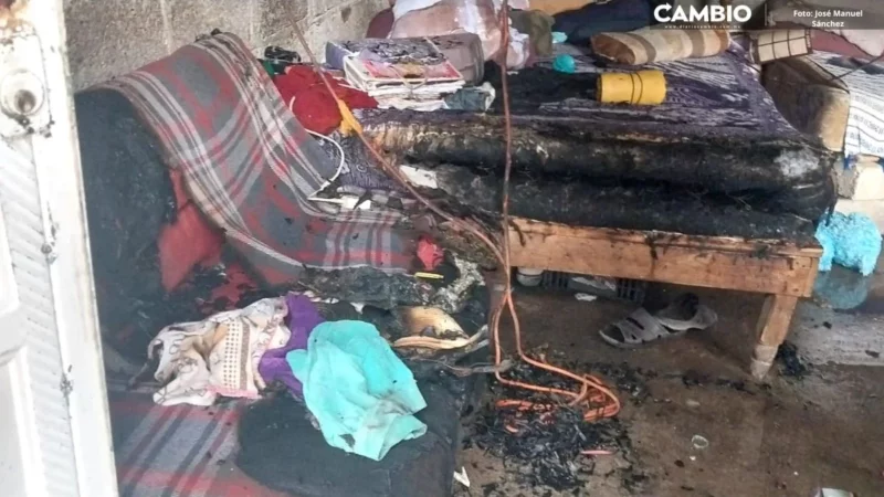Madre y sus dos hijitas terminan con quemaduras tras explosión de tanque de gas en Tecamachalco