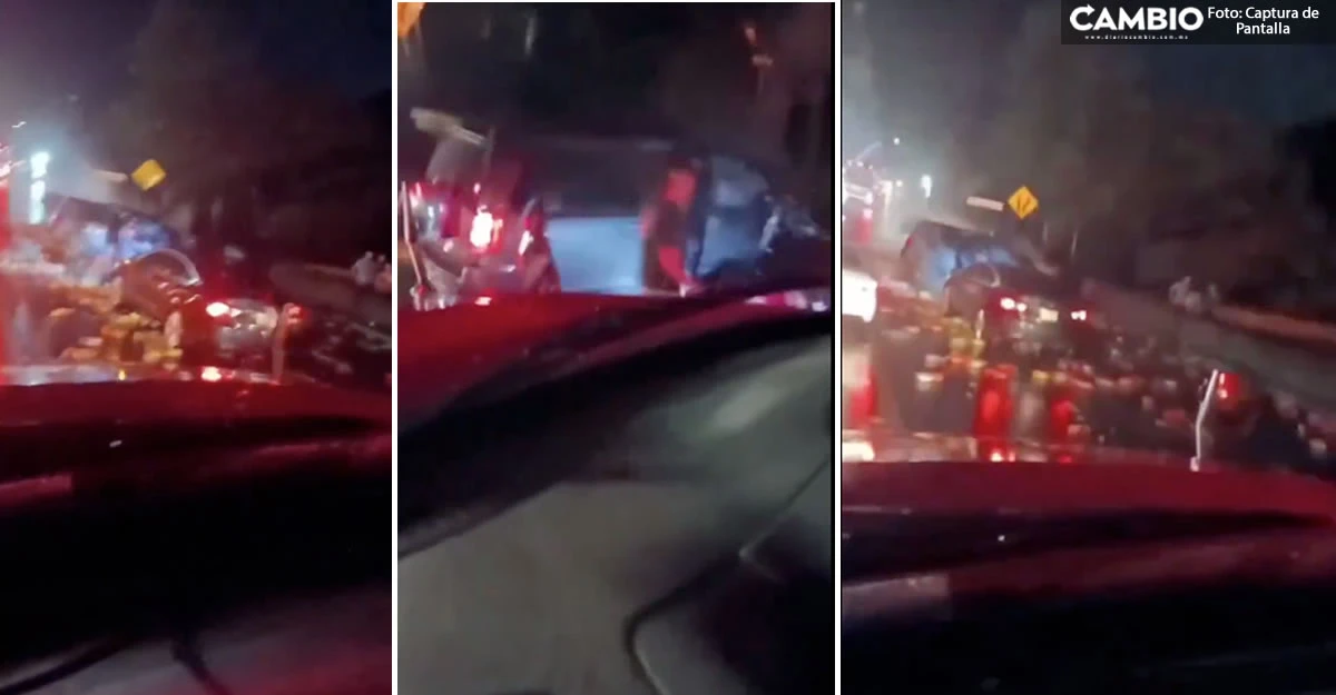 Impactante VIDEO del fatal accidente en la México-Tuxpan que dejó 5 muertos y 20 heridos