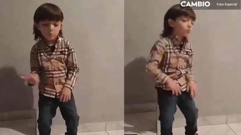 Niño baila como Peso Pluma y se hace viral