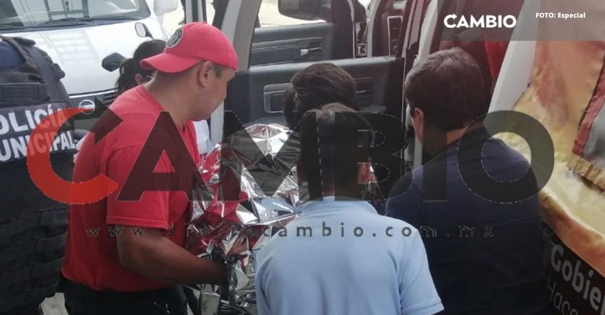 Joven se electrocuta colocando propaganda política en Xicotepec