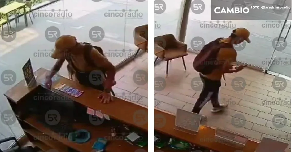 VIDEO: ¡En un parpadeo! Ladrón roba celular en local del Triángulo de Las Ánimas