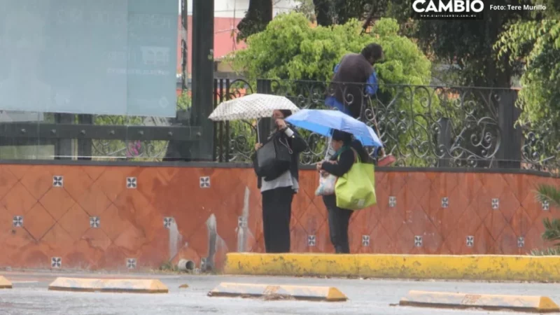 ¡A refrescarse! Prevén lluvias en Puebla este sábado
