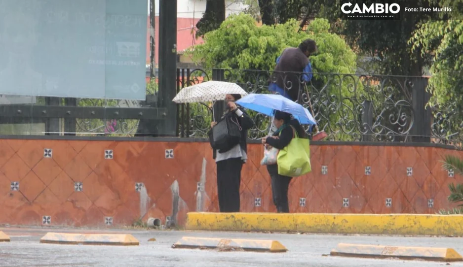 ¡A refrescarse! Prevén lluvias en Puebla este sábado