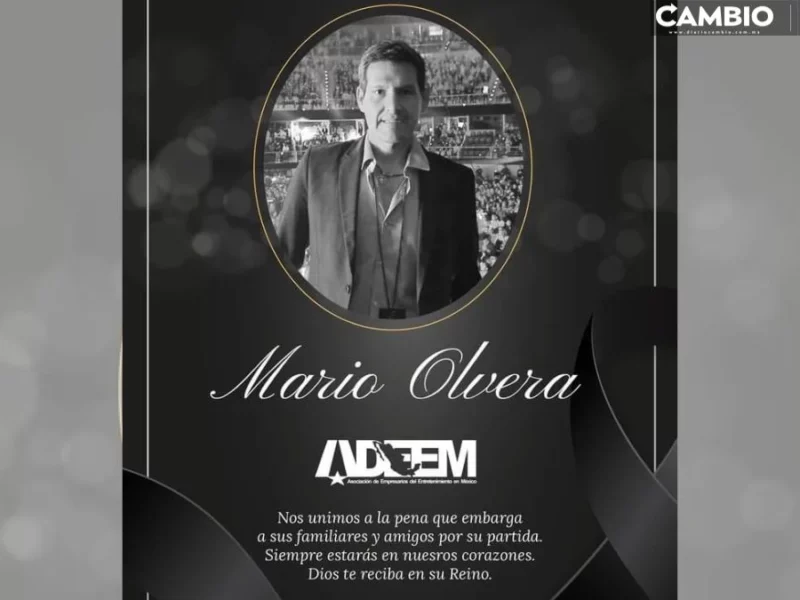 “Estamos consternados”: Asociación de Empresarios del Entretenimiento lamenta muerte de Mario Olvera