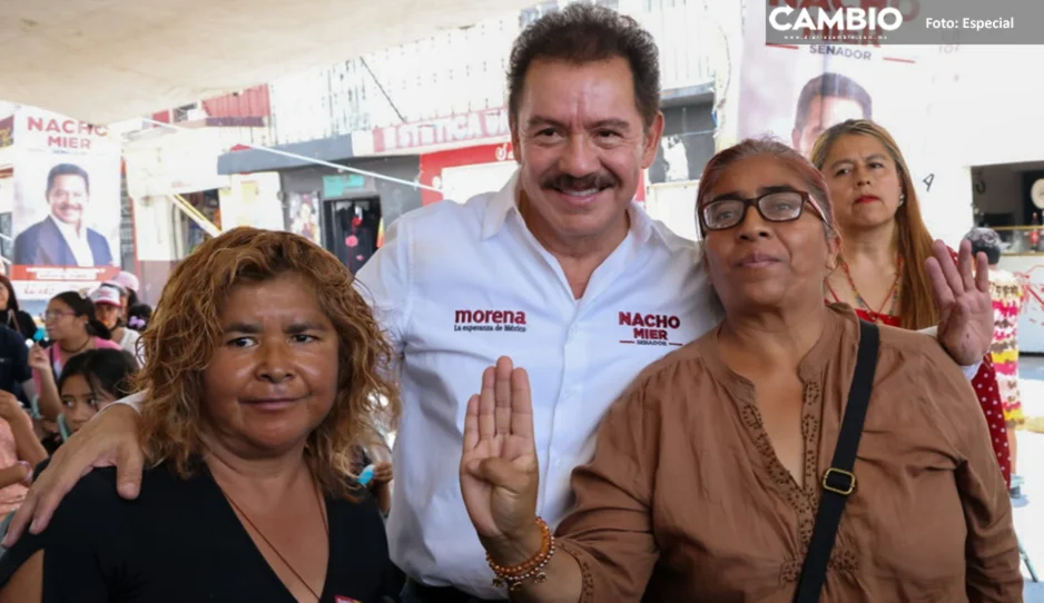 Reafirma Nacho Mier compromiso con la 4T en Totimehuacán (FOTOS)
