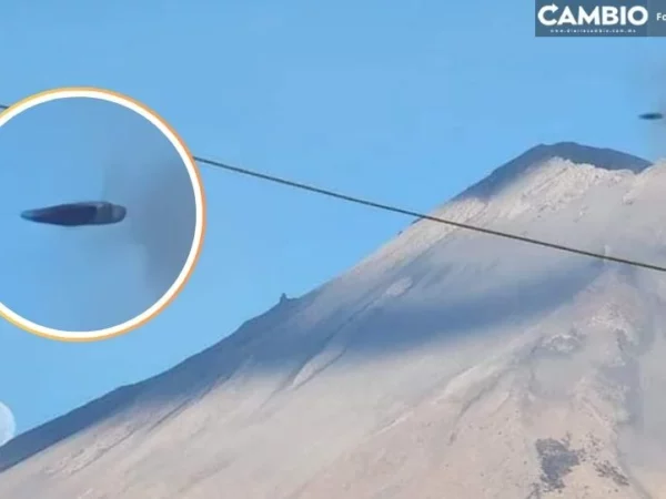 ¿Extraterrestres nos invaden? Avistan OVNI en el Popocatépetl (FOTOS)