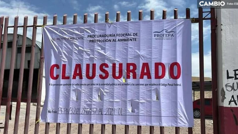 PROFEPA da 15 días a PRO-FAJ para probar control de impacto ambiental en Cholula