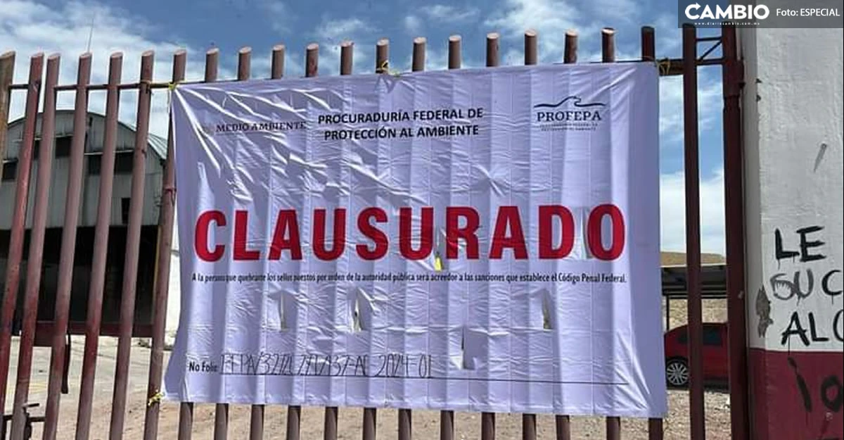 PROFEPA da 15 días a PRO-FAJ para probar control de impacto ambiental en Cholula