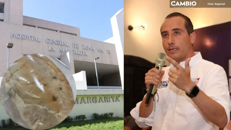 “Morena no puede con el sistema de salud”: Riestra acusa que dan pan podrido en el IMSS La Margarita