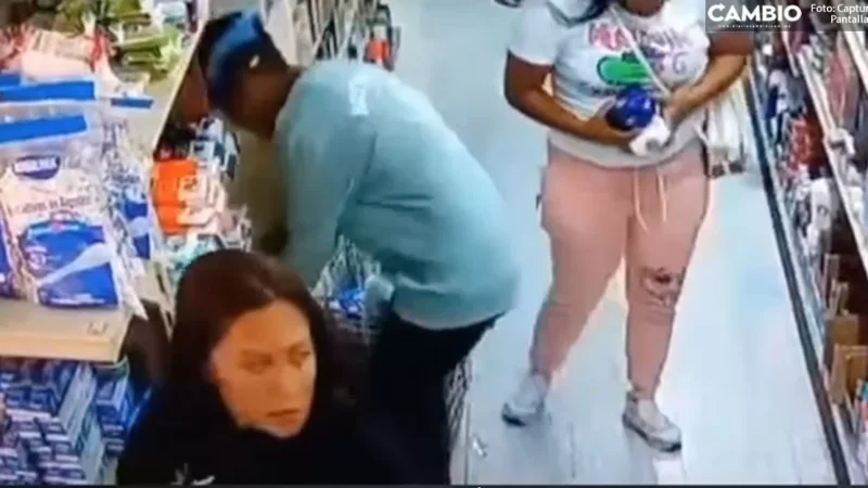 Cámaras de seguridad captó el robo a una tienda en Izúcar (VIDEO)